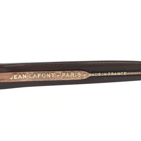 Jean Lafont Eyeglasses Frames DIANE 783 Purple Rectangle Wire Rim 52-19-130